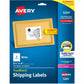 Avery&reg; White Rectangle Labels with Sure Feed&trade; Technology 3-1/3" x 4" ,for Laser and Inkjet Printers