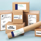 White Rectangle Labels with Sure Feed™ Technology 3-1/3" x 4" , Permanent Adhesive, for Laser and Inkjet Printers - 05264