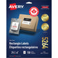 White Rectangle Labels with Sure Feed™ Technology 3-1/3" x 4" , Permanent Adhesive, for Laser and Inkjet Printers
