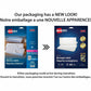 Avery White Rectangle Labels with Sure Feed™ Technology Easy Peel&reg;, 1-3/4" x 1/2, Permanent Adhesive, for Laser and Inkjet Printers - 05267