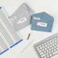 Avery&reg; White Rectangle Labels with Sure Feed&trade; Technology,Easy Peel&reg;, 1/2" x 1-3/4" , for Laser and Inkjet Printers - 05267