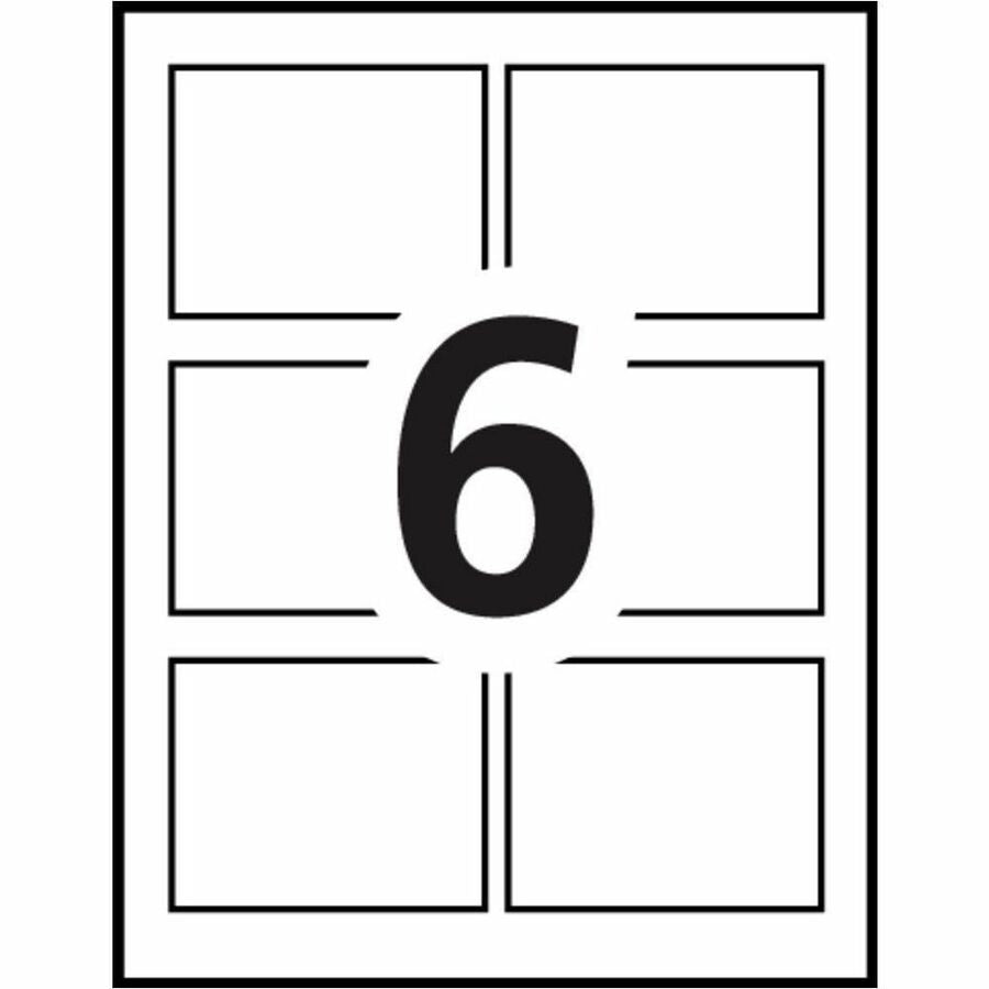 Avery Hanging Name Badge kit for Laser and Inkjet Printers, 3" x 4" - 05393