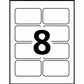 Avery Flexible Name Badges for Laser and Inkjet Printers, 3-3/8" x 2 1/3" - 05395