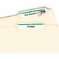 Avery&reg; Filing Labelswith TrueBlock&trade; Technology for Laser and Inkjet Printers, 2/3" x 3-7/16" , Green - 05866