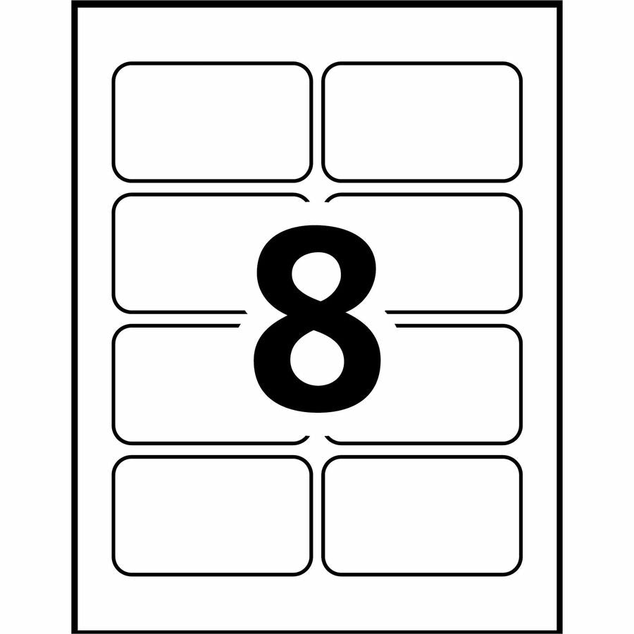 Flexible Name Badges for Laser and Inkjet Printers, 3-3/8" x 2 1/3" - 05895