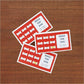 Avery Perforated Business Cards for Laser Printers, 2" x 3-1/2" - 05911