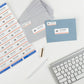 Avery&reg; White Rectangle Labels with Sure Feed&trade; TechnologyEasy Peel&reg;, 1" x 2-5/8" , for Laser and Inkjet Printers - 05960