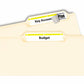 Avery&reg; Filing Labelswith TrueBlock&trade; Technology for Laser and Inkjet Printers, 2/3" x 3-7/16" , Yellow - 05966