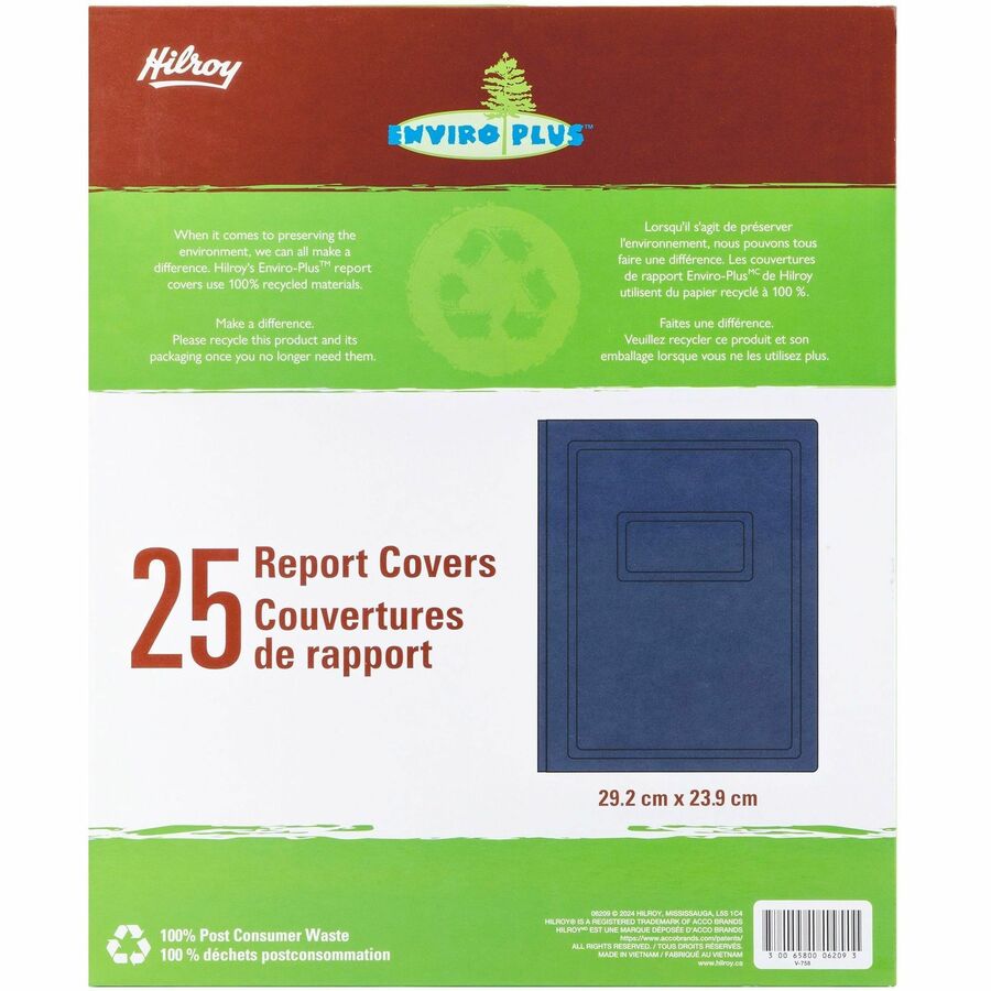 Hilroy Letter Recycled Report Cover - 06209