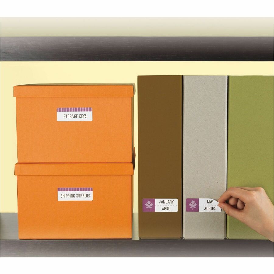 Avery Removable ID Labels for Laser and Inkjet Printers, 2-5/8" x 1" - 06498