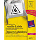 Avery&reg; Durable ID Labelswith TrueBlock&trade; Technology for Laser Printers, 8-1/2" x 11"
