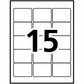 Avery&reg; Durable ID Labelswith TrueBlock&trade; Technology for Laser Printers, 2-5/8" x 2" - 06578