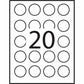 Avery High-Visibility Labels for Laser and Inkjet Printers, 1-1/2" Diameter - 08293