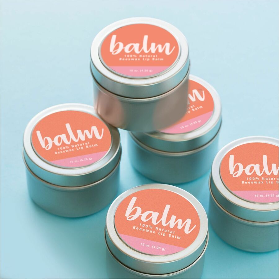 Avery&reg; High-Visibility Labelsfor Inkjet Printers, 1-1/2" Diameter, White - 08293