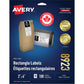Avery White Rectangle Labels with Sure Feed™Technology TrueBlock&reg;, 2" x 4" , Permanent Adhesive, for Laser and Inkjet Printers