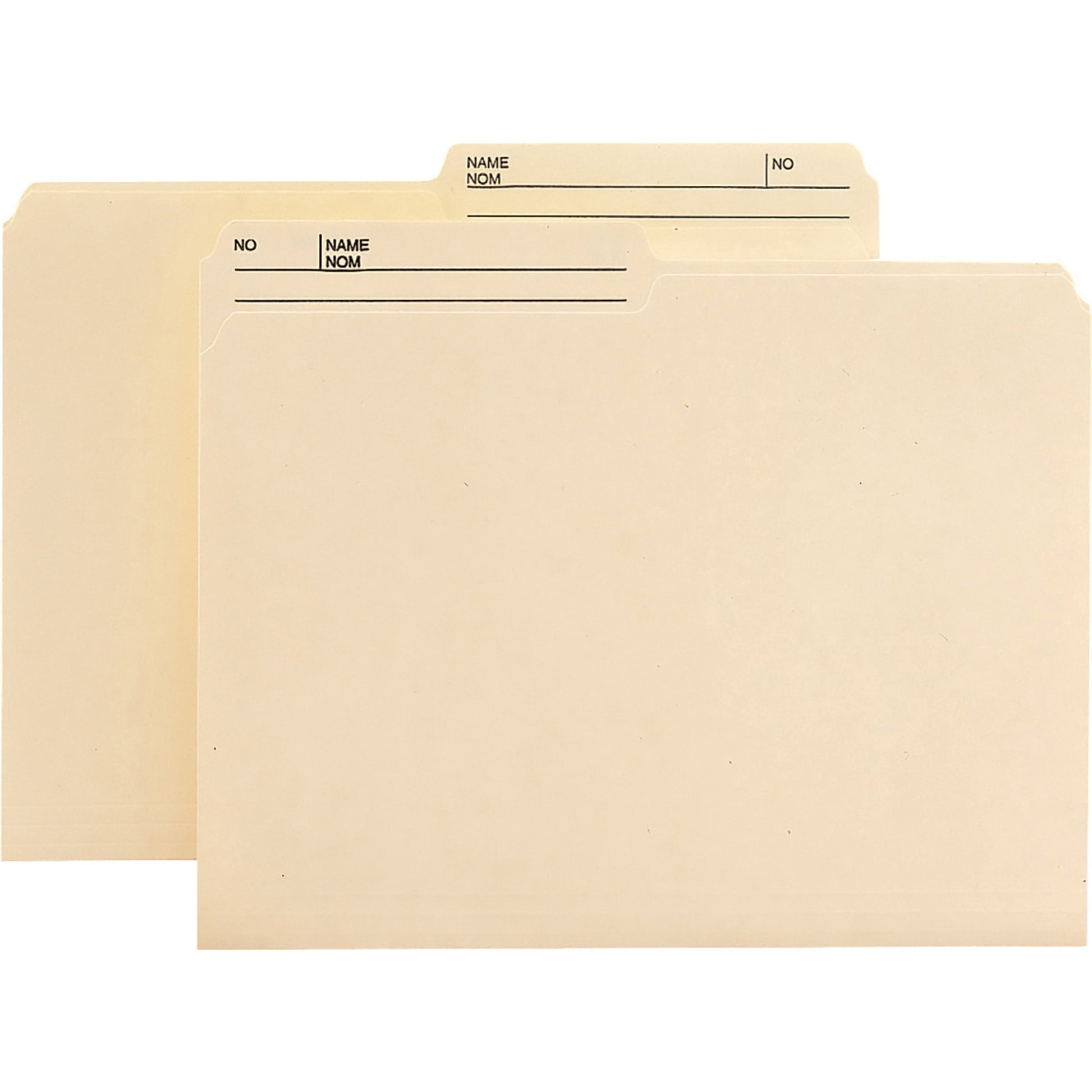 Smead 1/2 Tab Cut Letter Recycled Top Tab File Folder
