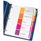 Avery&reg; Ready Index&reg; Table of Content Dividers, 5 tabs, 6 sets - 11518