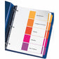 Avery&reg; Ready Index&reg; Table of Content Dividers, 5 tabs, 6 sets - 11518