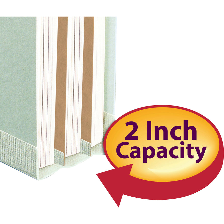 Smead SafeSHIELD 1/3 Tab Cut Letter Recycled Classification Folder - 14215