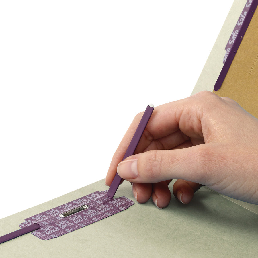 Smead SafeSHIELD 1/3 Tab Cut Letter Recycled Classification Folder - 14215