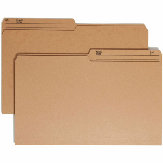 Smead 1/2 Tab Cut Legal Recycled Top Tab File Folder