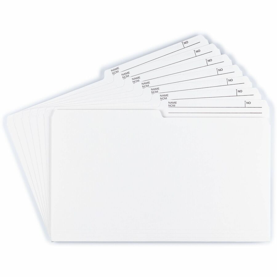 Smead 1/2 Tab Cut Legal Recycled Top Tab File Folder - 15348