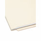 Smead Shelf-Master Straight Tab Cut Letter Recycled End Tab File Folder - 24500