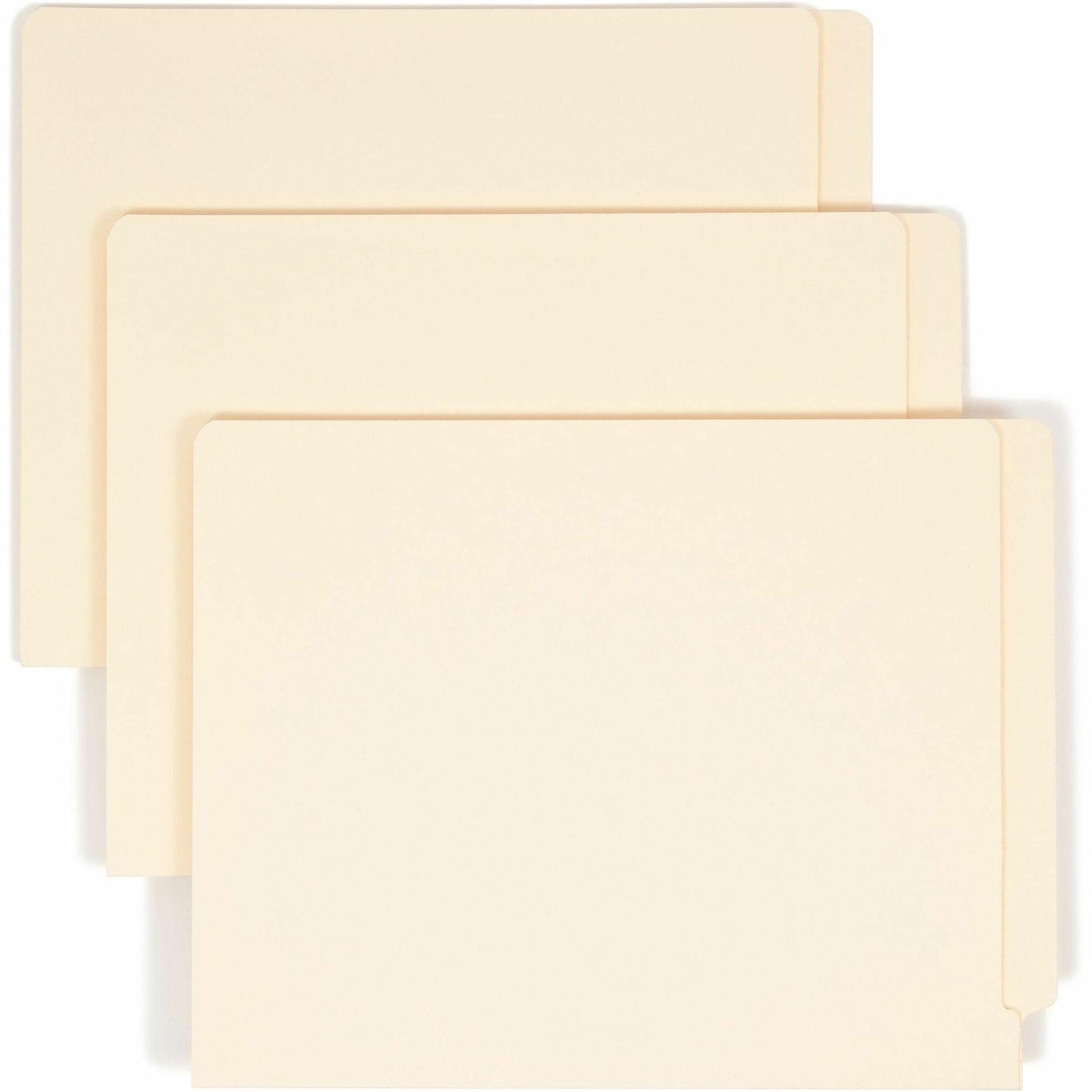 Smead Shelf-Master Straight Tab Cut Letter Recycled End Tab File Folder