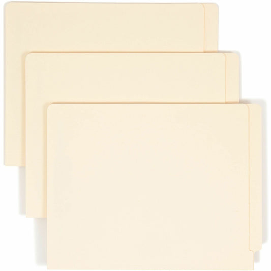 Smead Shelf-Master Straight Tab Cut Letter Recycled End Tab File Folder