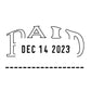 Trodat Manual Paid Text Dater - 28002