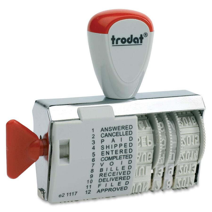 Trodat Dial-A-Phrase Dater Stamp - 28012