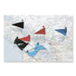Acme United Flag Map Pin - 33005