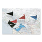 Acme United Flag Map Pin - 33005