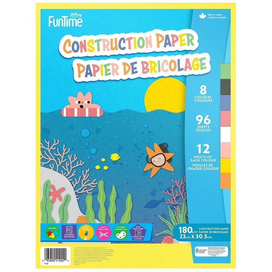 Hilroy Lightweight Construction Paper Pad - 41002