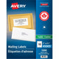 Avery Address Labels for Copiers, 4-1/4" x 2"