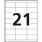 Avery&reg; Address Labelsfor Copiers, 2-13/16" x 1-1/2" - 45008