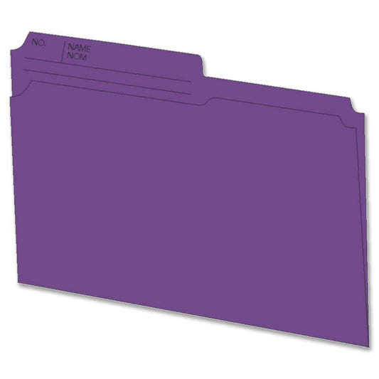 Hilroy 1/2 Tab Cut Letter Recycled Top Tab File Folder