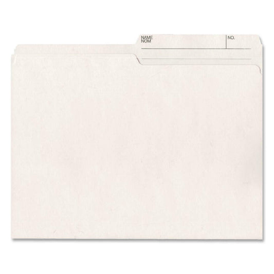 Hilroy 1/2 Tab Cut Letter Recycled Top Tab File Folder
