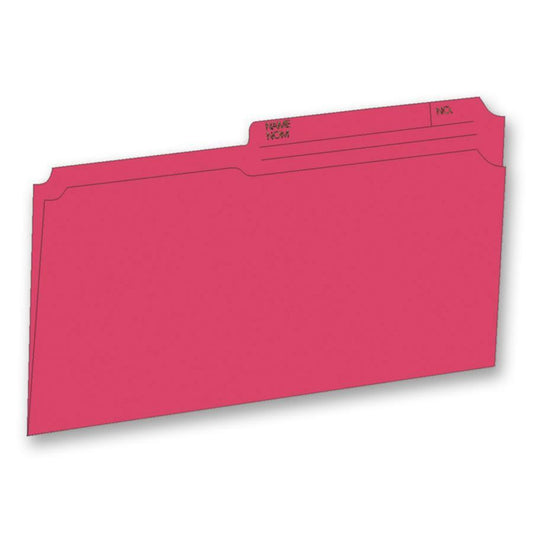 Hilroy 1/2 Tab Cut Legal Recycled Top Tab File Folder
