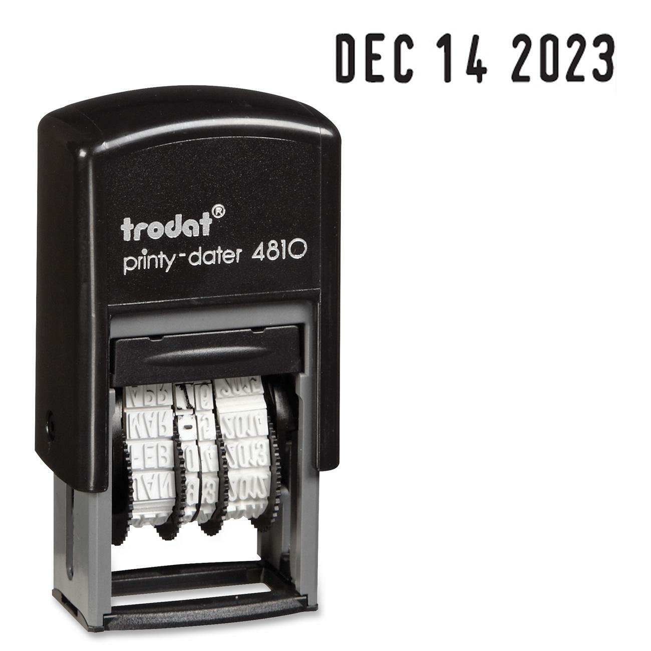 Trodat Printy Pocket Dater Stamp - English