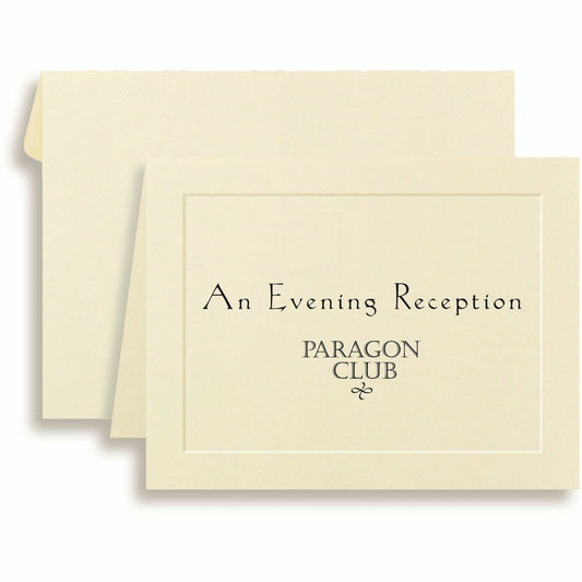 St. James&reg; Overtures&reg; Note Cards, Traditional Embossed, Ivory, 40 Sets, 71021