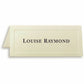 St. James&reg; Overtures&reg; Traditional Embossed Place Cards, Ivory, Pack of 60, 71414 - 71414