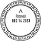 Trodat Received Time Date Stamp - 73084