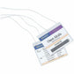 Avery Hanging Name Badge kit for Laser and Inkjet Printers, 4" x 3" - 74465