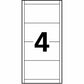 Avery&reg; Garment Friendly Clip Style Name Badge Kitfor Laser and Inkjet Printers, 2-1/4" x 3-1/2" - 74466