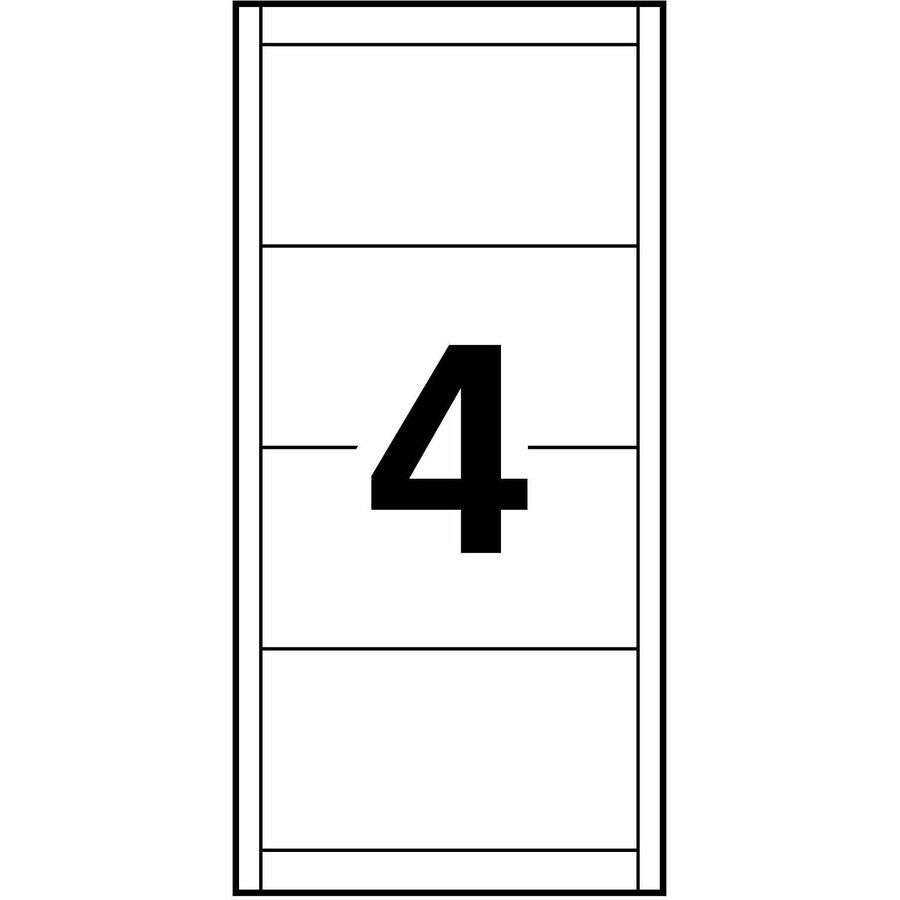 Avery&reg; Garment Friendly Clip Style Name Badge Kitfor Laser and Inkjet Printers, 2-1/4" x 3-1/2" - 74466