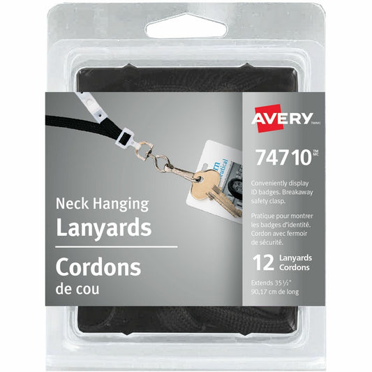 Avery&reg; Neck Hanging Lanyards, 35½"