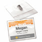 Avery&reg; Garment Friendly Clip Style Name Badge Kitfor Laser and Inkjet Printers, 4" x 3" - 78617