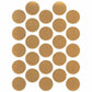 St. James&reg; Imprintable Seals, Metallic Gold, 25/sheet, Pack of 8 (200 Seals), 83430 - 83430