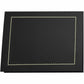St. James&reg; Classic Linen Certificate Holders with Gold Foil, Black, Pack of 5, 83464